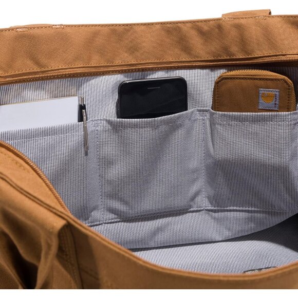 600D Polyester East West Tote - Sturdy, Water-Repellent & Spacious Design - Picture 4 of 7